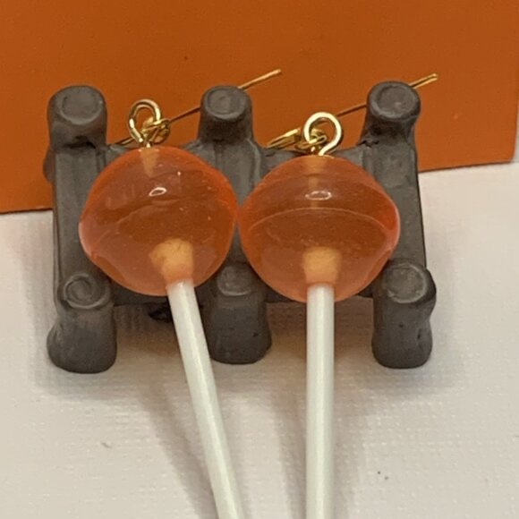 Lollipop Earring, Sucker Earring, Candy Earring, Funny Food Earring, Gift Idea - Picture 3 of 8